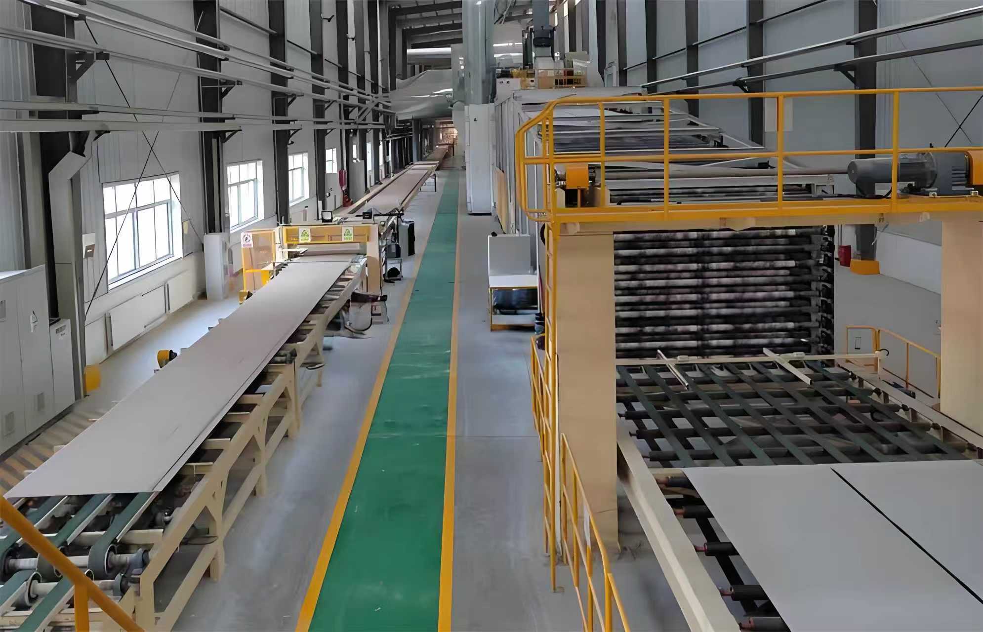 Gypsum board production line
